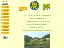 Tablet Screenshot of lafermedebaumerousse.net